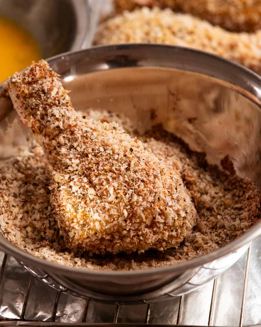 Hacer muslos de pollo desmenuzados crujientes