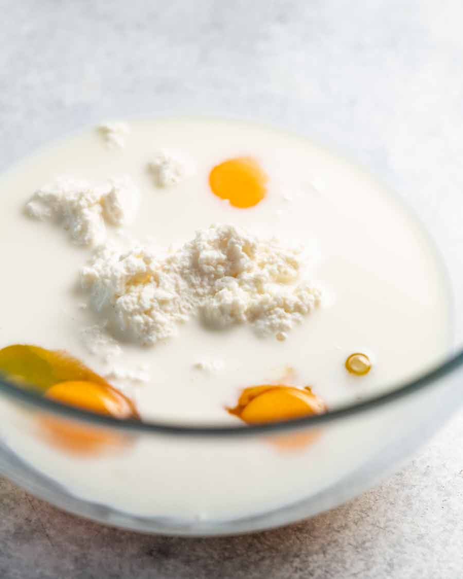 Hacer panqueques de ricota