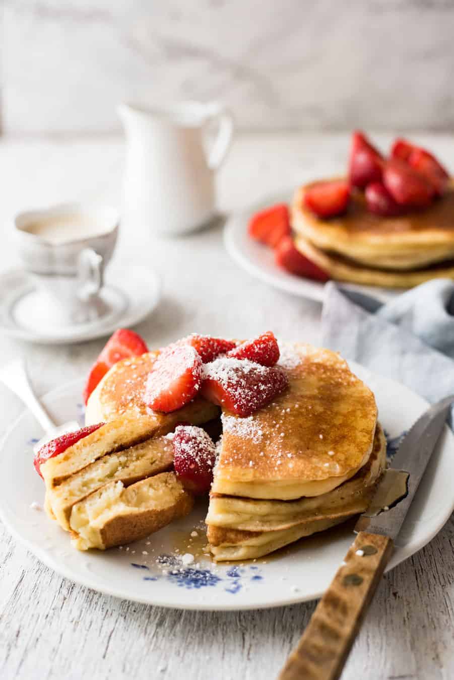 Panqueques de ricotta: mucho más húmedos que los panqueques comunes, ¡y muy fáciles de hacer!