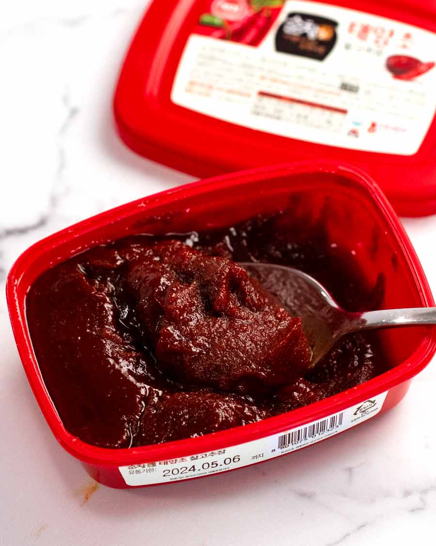 Gochujang para sopa de fideos coreana picante