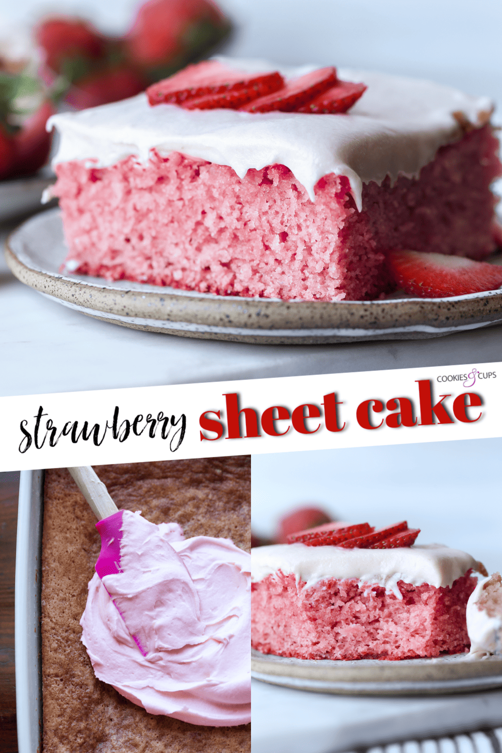 pastel de fresa imagen de pinterest
