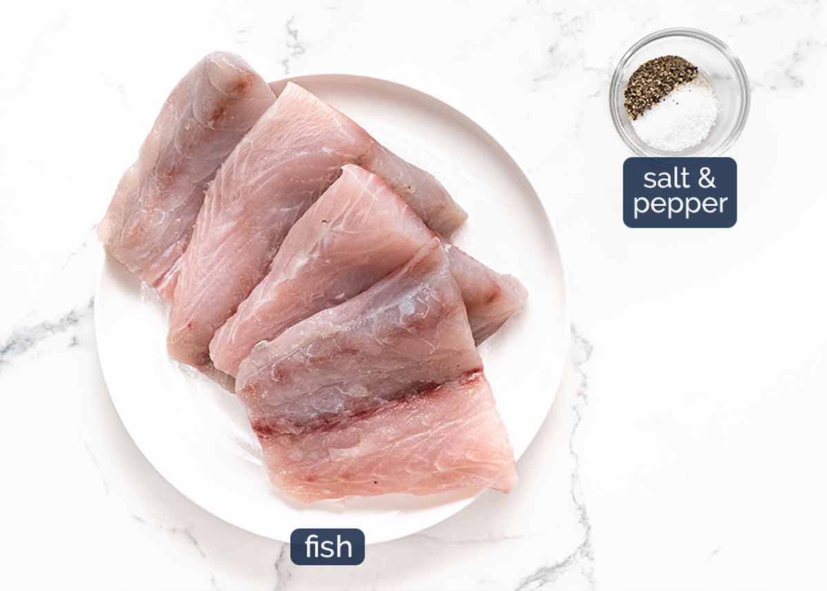 Ingredientes en Cremoso de pescado sobre gratinado de patata