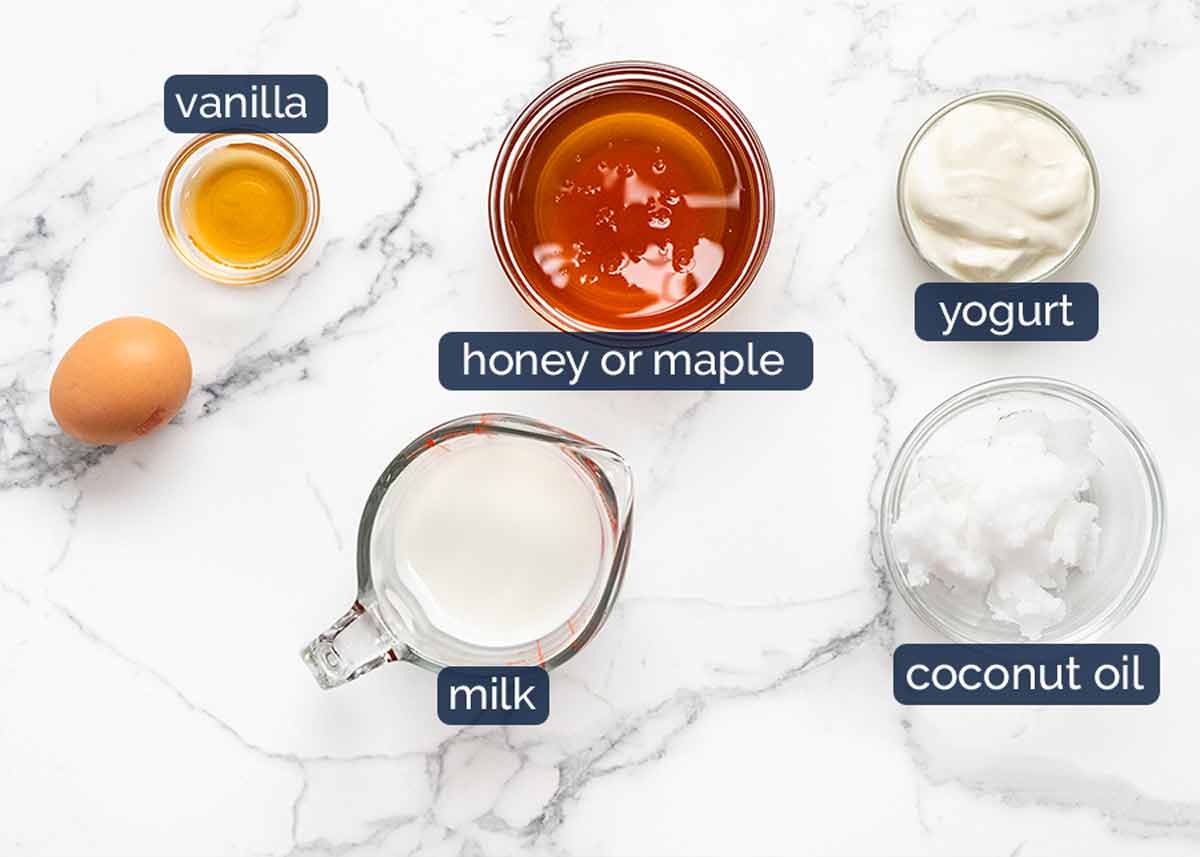 Ingredientes de Up and go muffins de desayuno