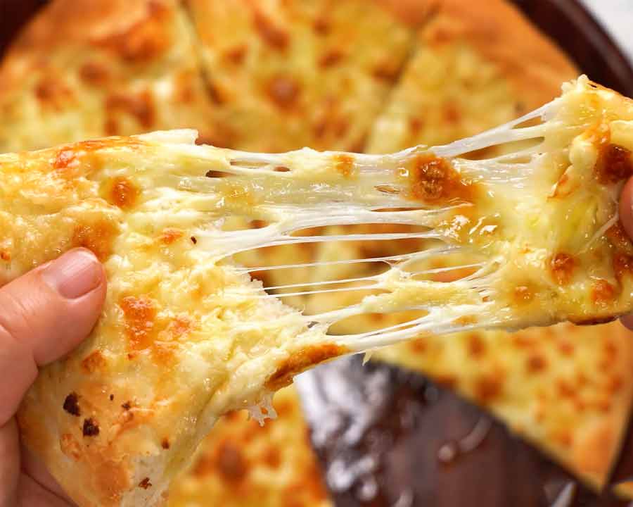 Ajo queso pizza queso bully