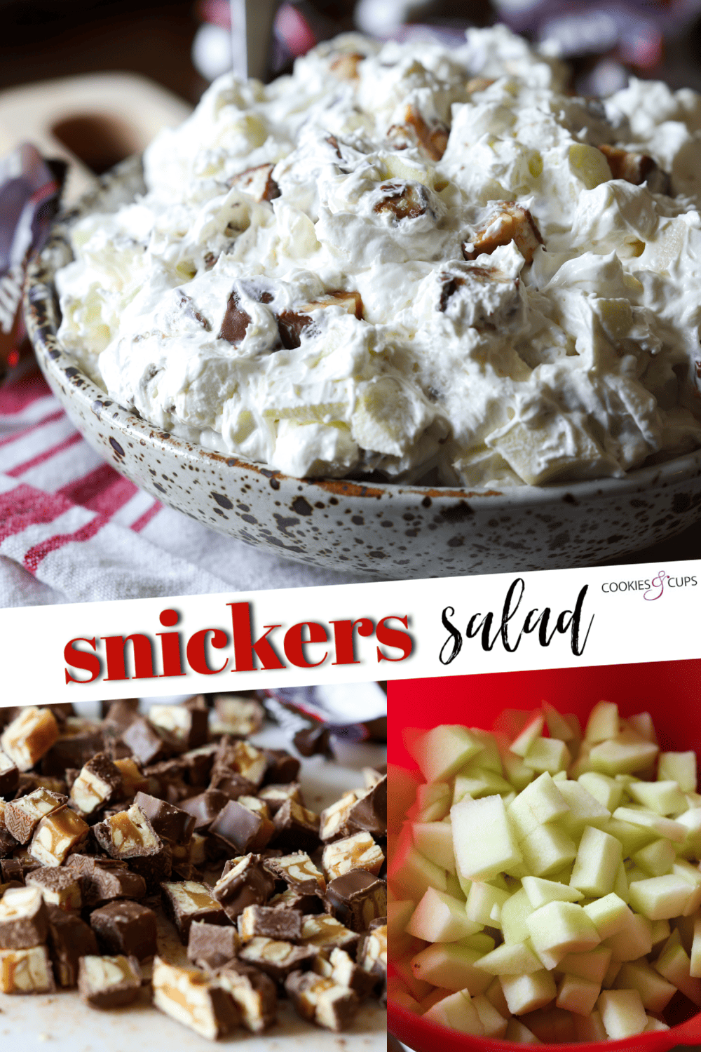 Ensalada Snickers imagen de pinterest