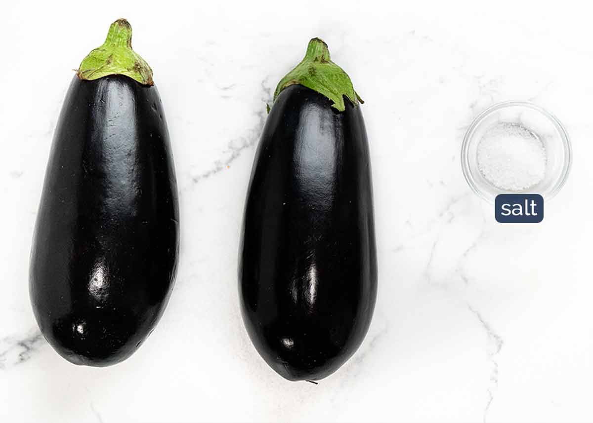 Ingredientes para berenjenas rellenas marroquíes - ternera o cordero especiado