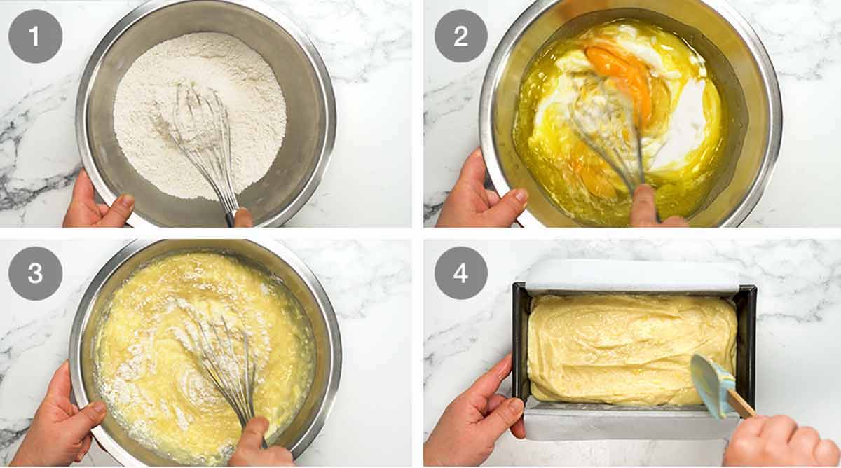 Cómo hacer pan de molde de limón glaseado