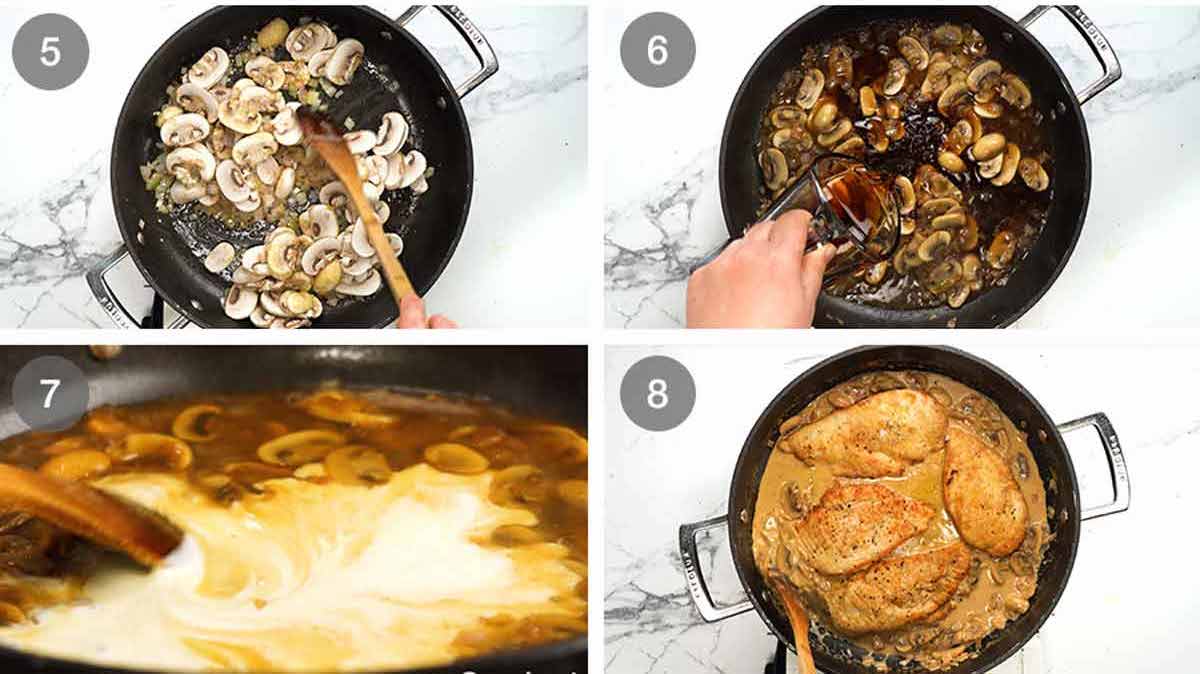 Cómo hacer Pollo Marsala