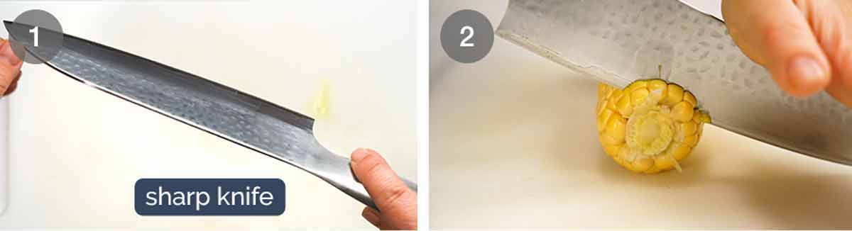 Cómo cortar costillas de maíz (¡de forma segura!)
