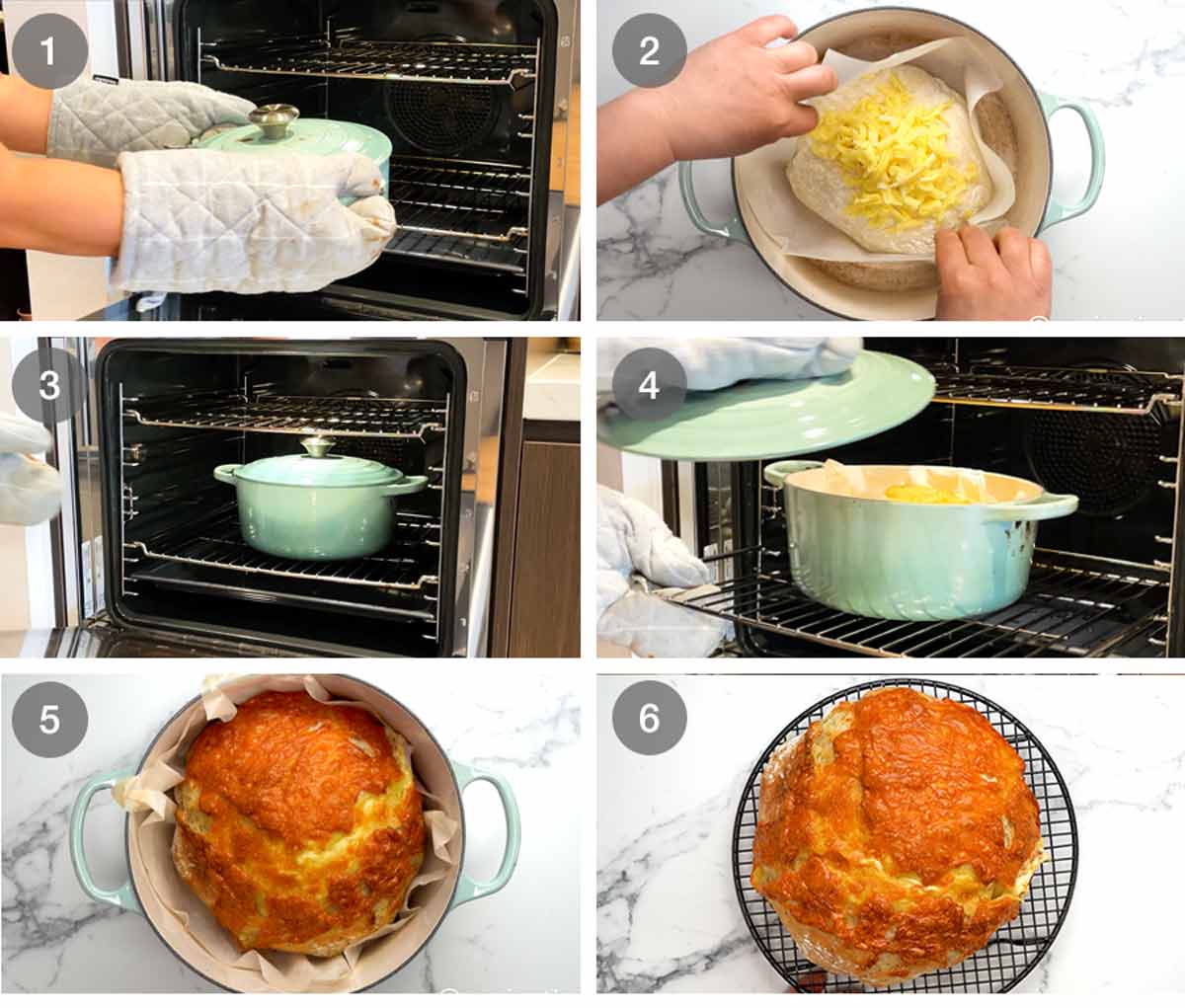 Cómo hacer pan de queso sin amasar