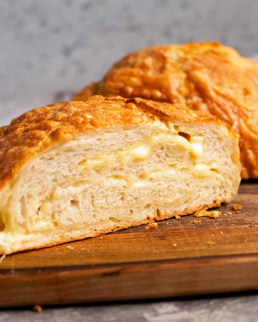 Cara de Pan de Queso Sin Amasar