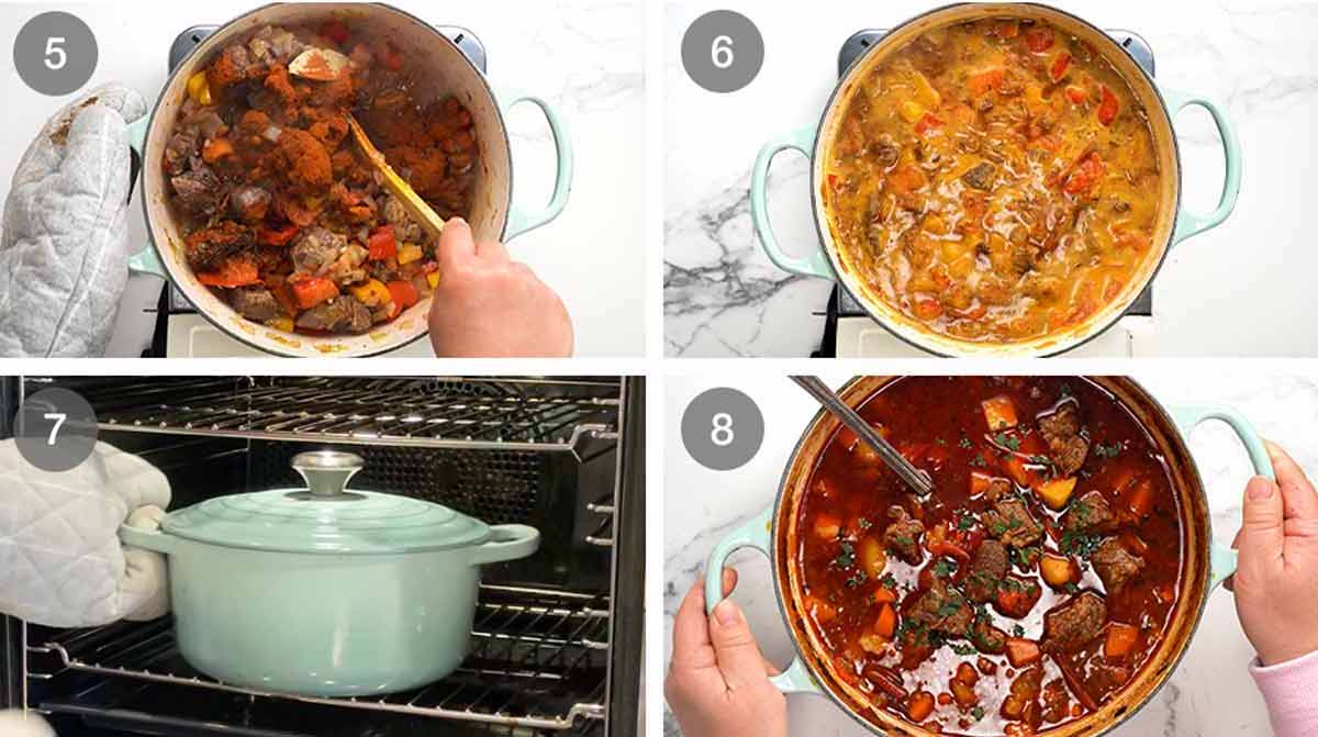 Cómo hacer goulash húngaro