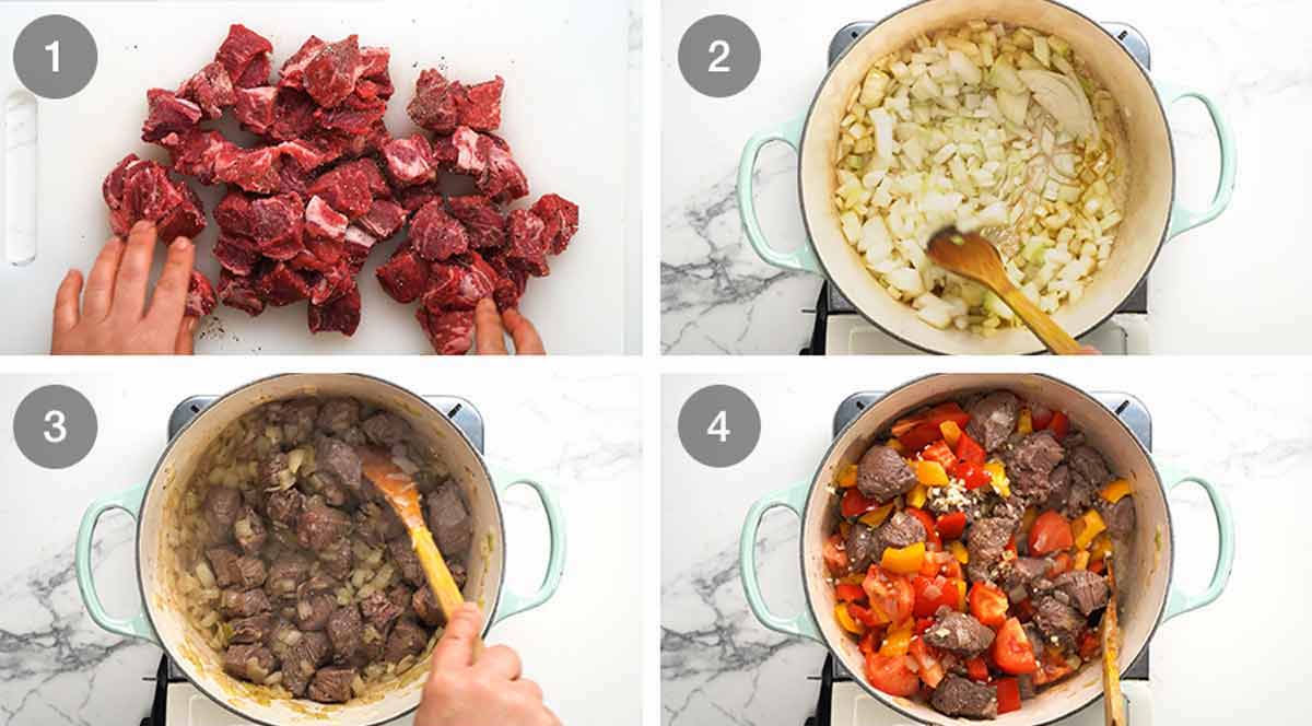 Cómo hacer goulash húngaro