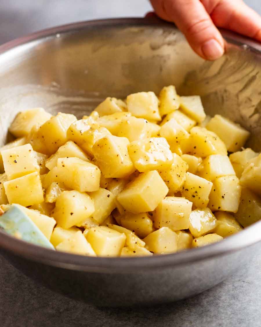 Hacer la mejor ensalada de patata