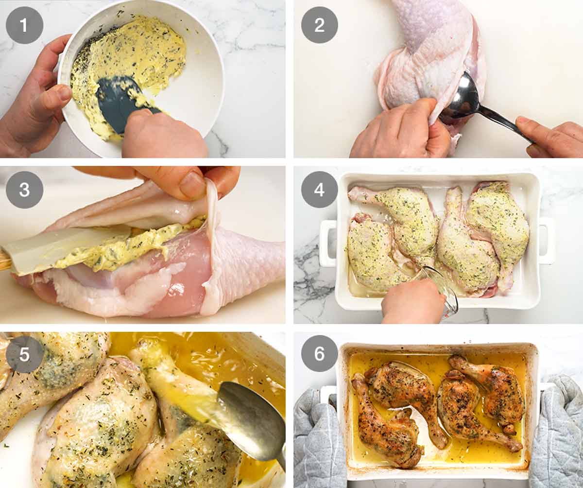 Cómo hacer Marylands de pollo con mantequilla de hierbas y ajo