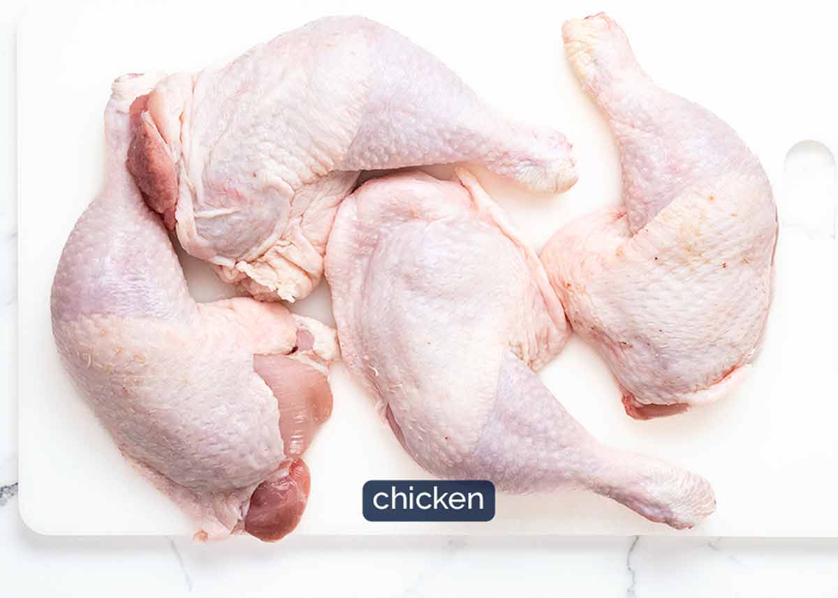 Marylands de pollo crudo