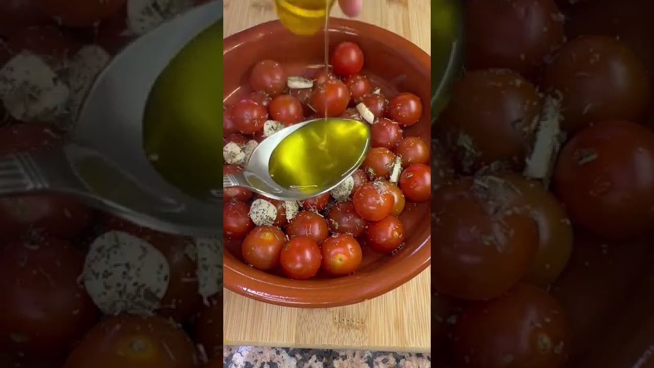 Tomates Cherry En La Freidora De Aire Airfryer Freidoradeaire