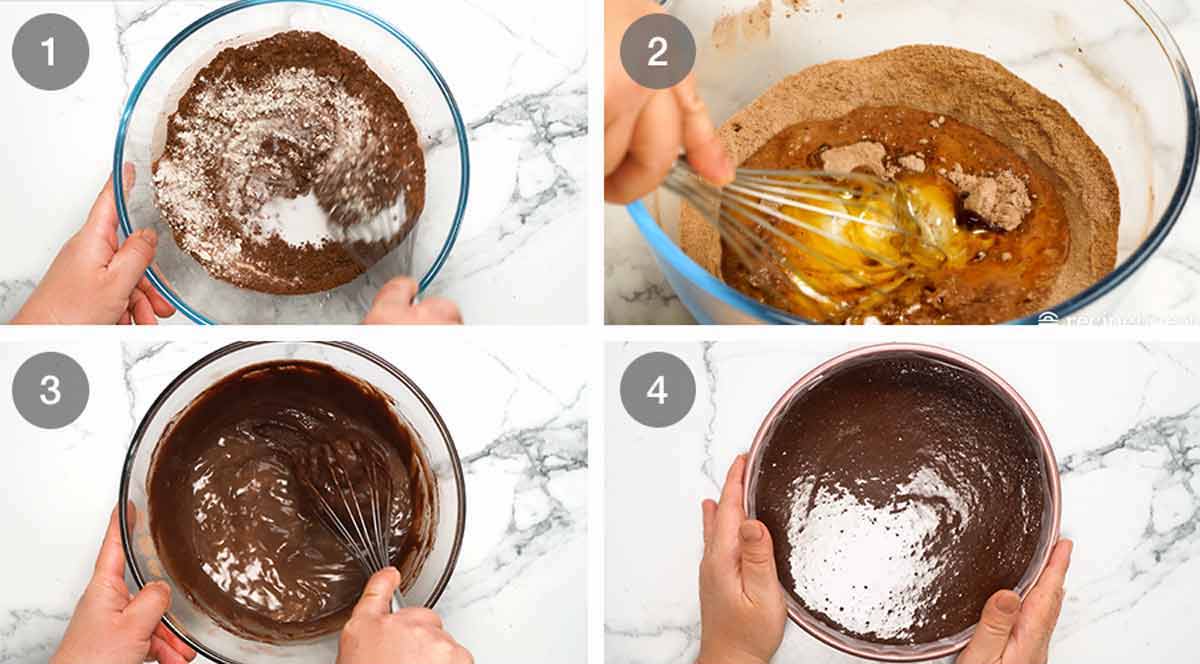 Cómo hacer pastel de chocolate caliente