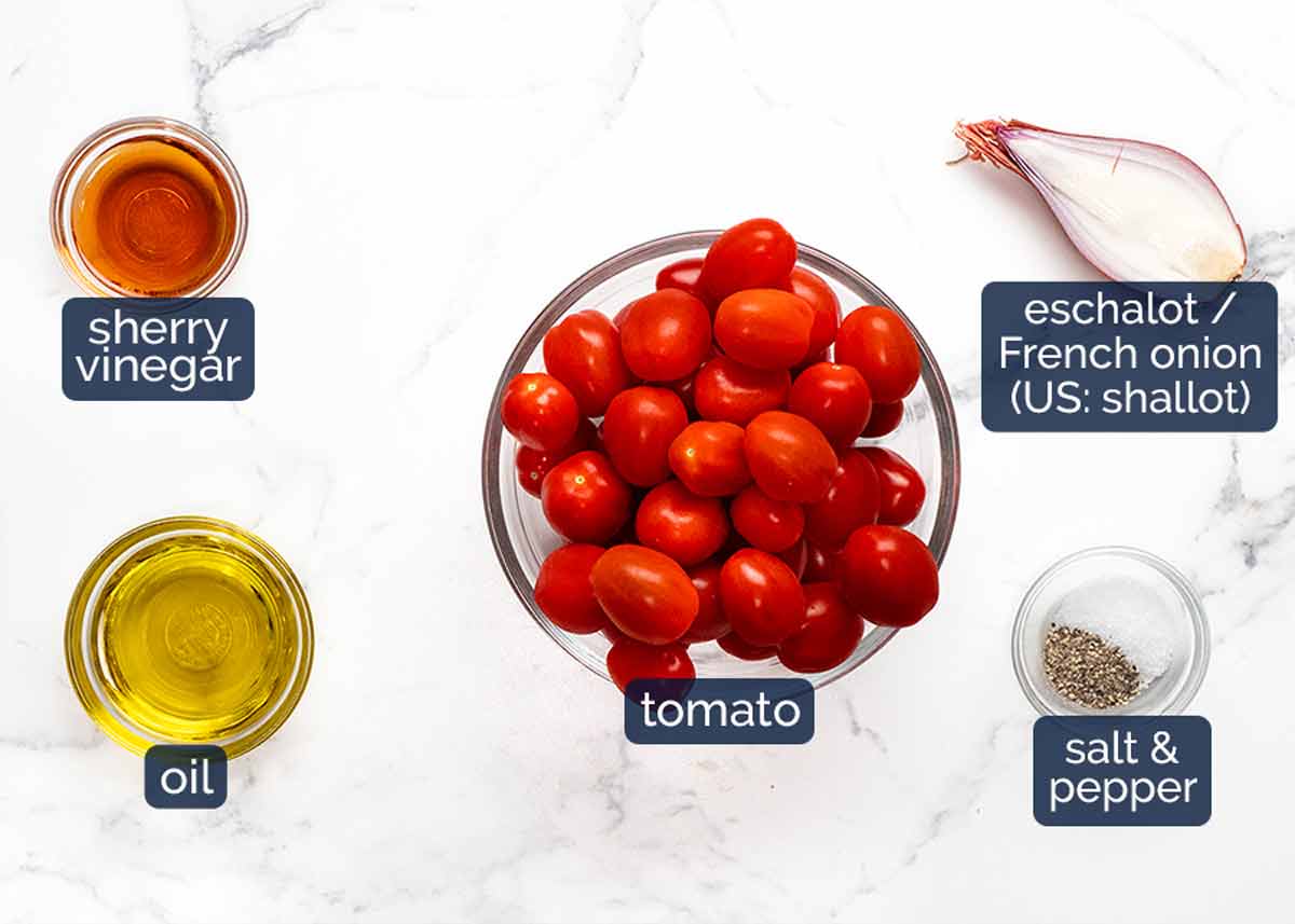 Cómo hacer ensalada de burrata con tomate reventado