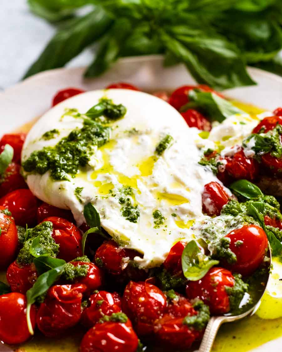 Cortar en burrata