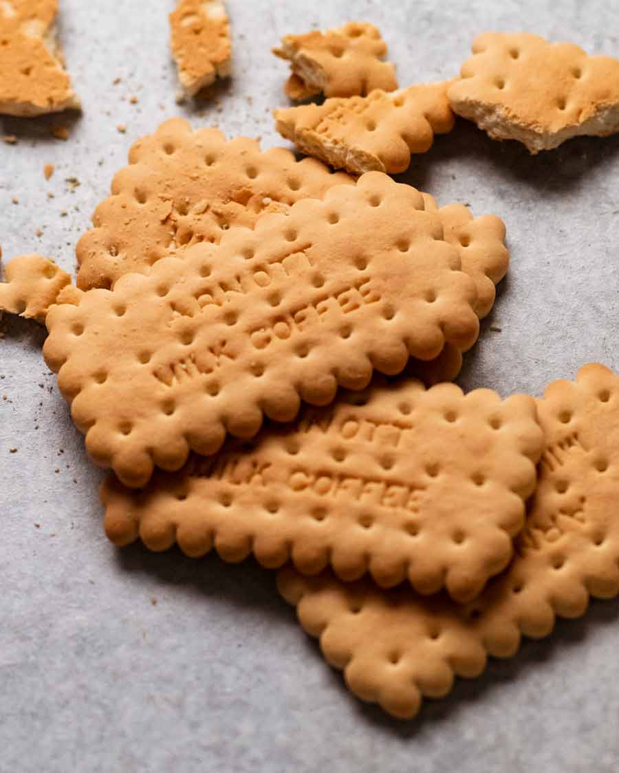 Galleta para migas - palomitas de maíz Golden Gaytime - receta de imitación