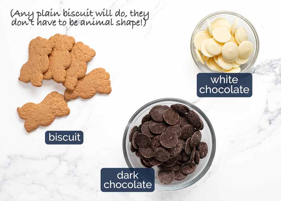Ingredientes en las palomitas de maíz Gaytime - receta de imitación