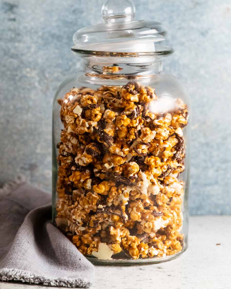 Tarro de palomitas de maíz Golden Gaytime - receta de imitación