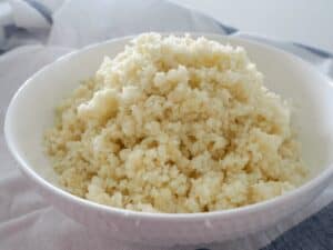 Arroz De Coliflor Con Queso Thermomix