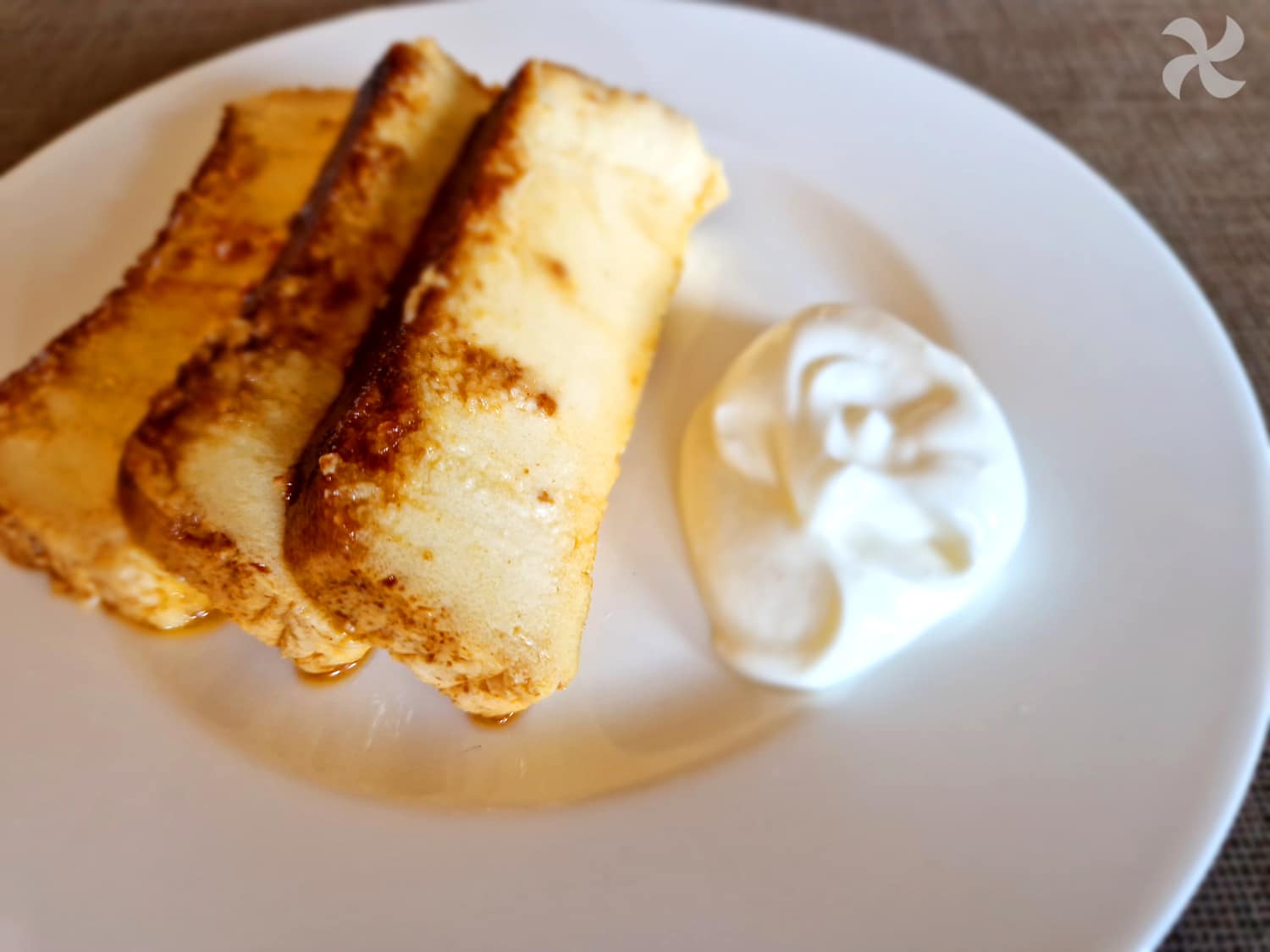 Flan de queso manchego