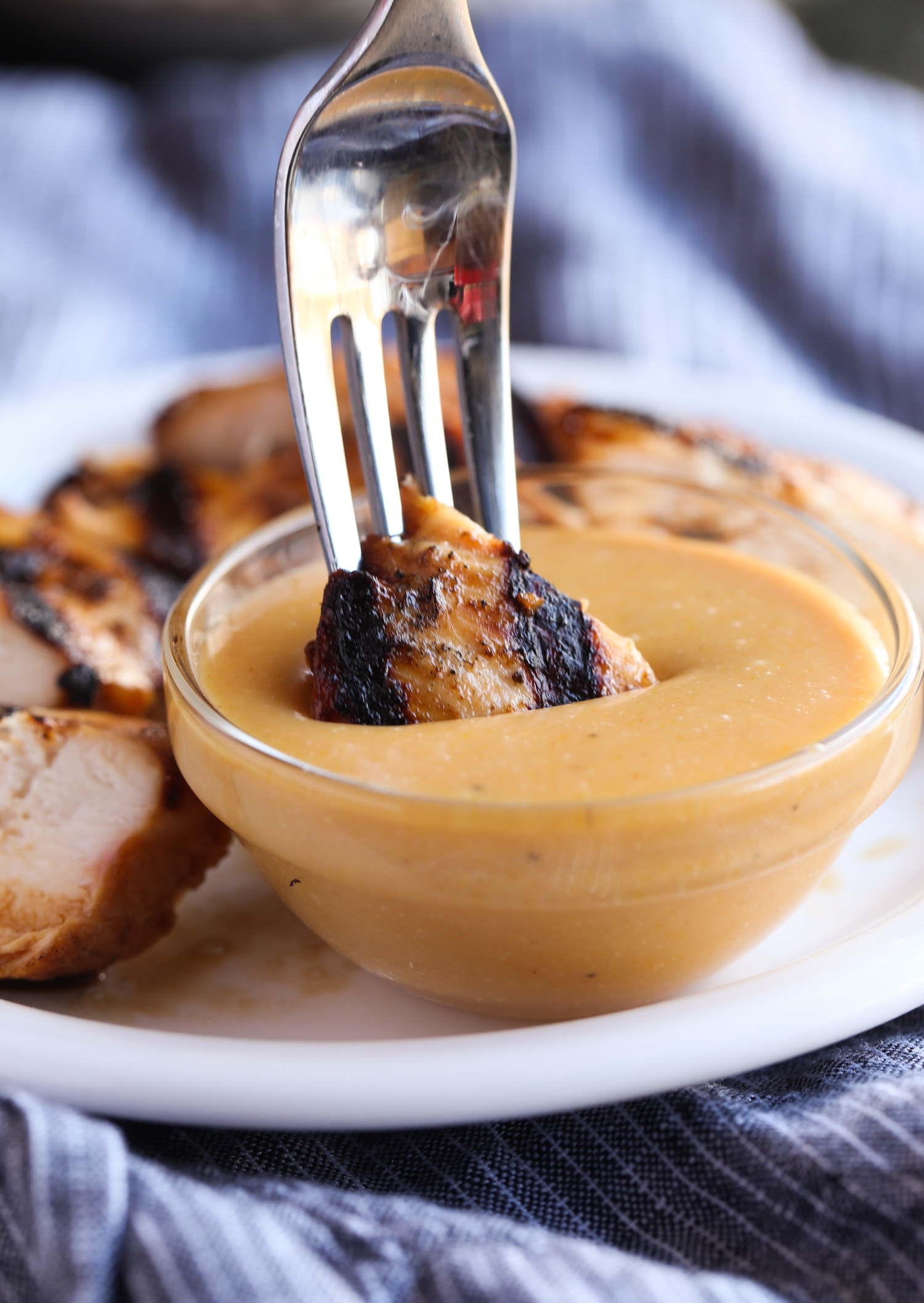 This Chick Fil A Sauce recipe is the BEST Chicken Dipping Sauce! Smoky, sweet, with a slight tang, it's PERFECT for dipping chicken nuggets, grilled chicken, or french fries! Super easy Chicken dipping sauce will be your favorite sauce ever