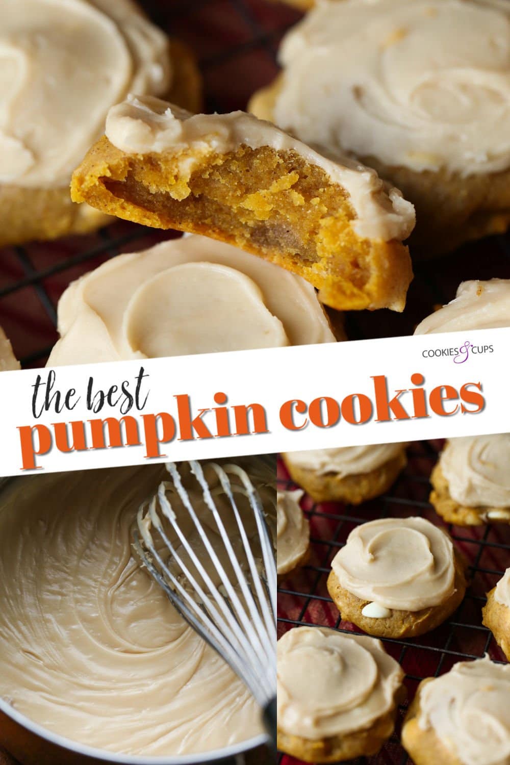 Pumpkin Cookies Pinterest Image