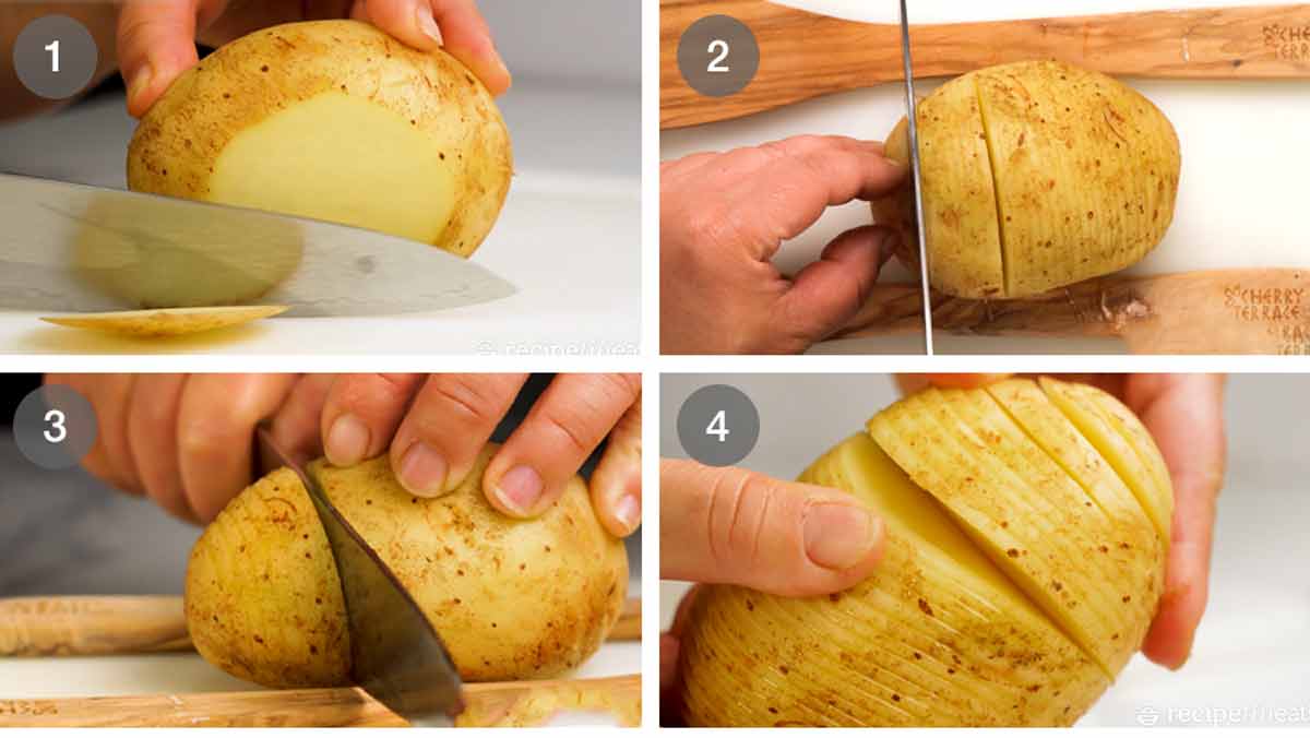 Hasselback potatoes ingredients