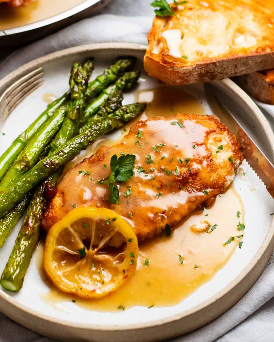 Chicken Francese dinner