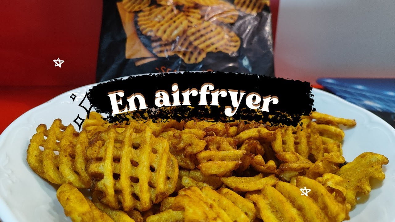 Patatas Waffles En Freidora De Aire Novedad En Mercadona Recet Stico