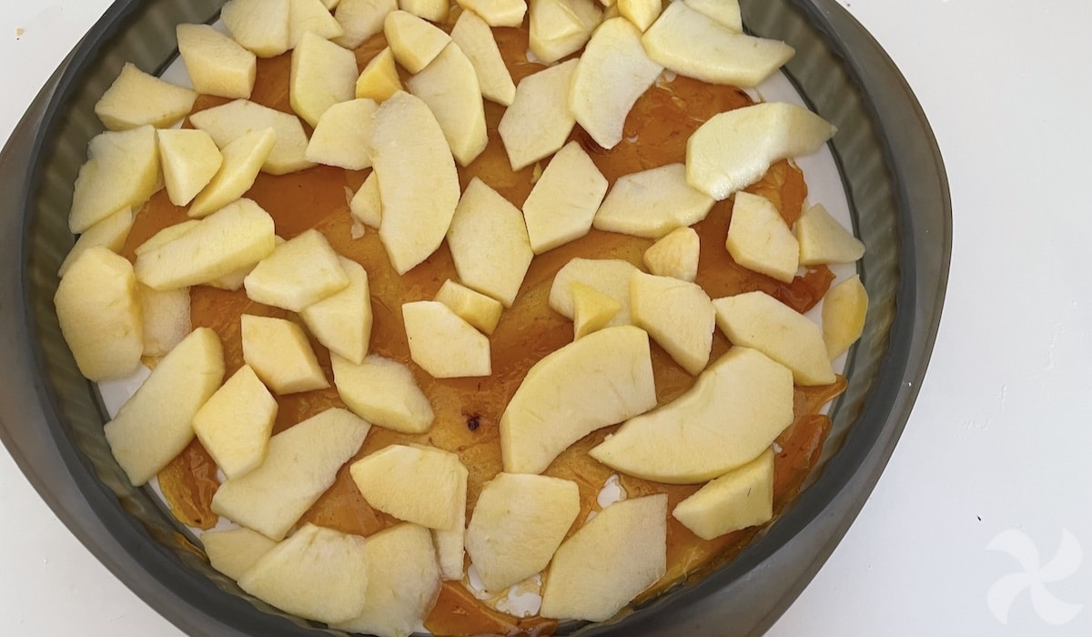 Caramelo y manzana