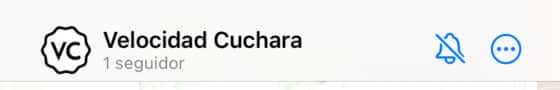 Seguir a Velocidad Cuchara