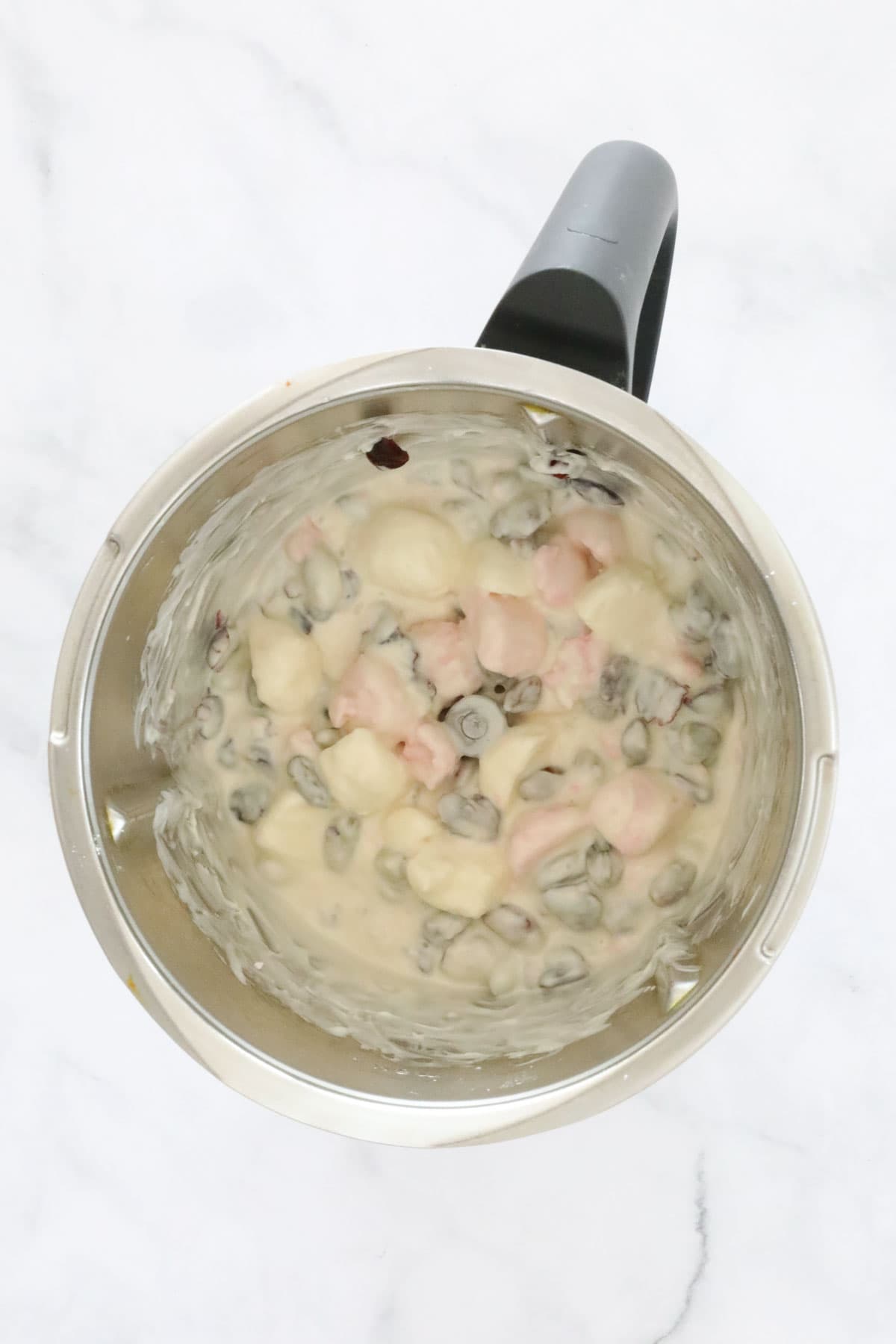 Rock road mixture in a Thermomix.