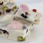 Pieces of rocky road.