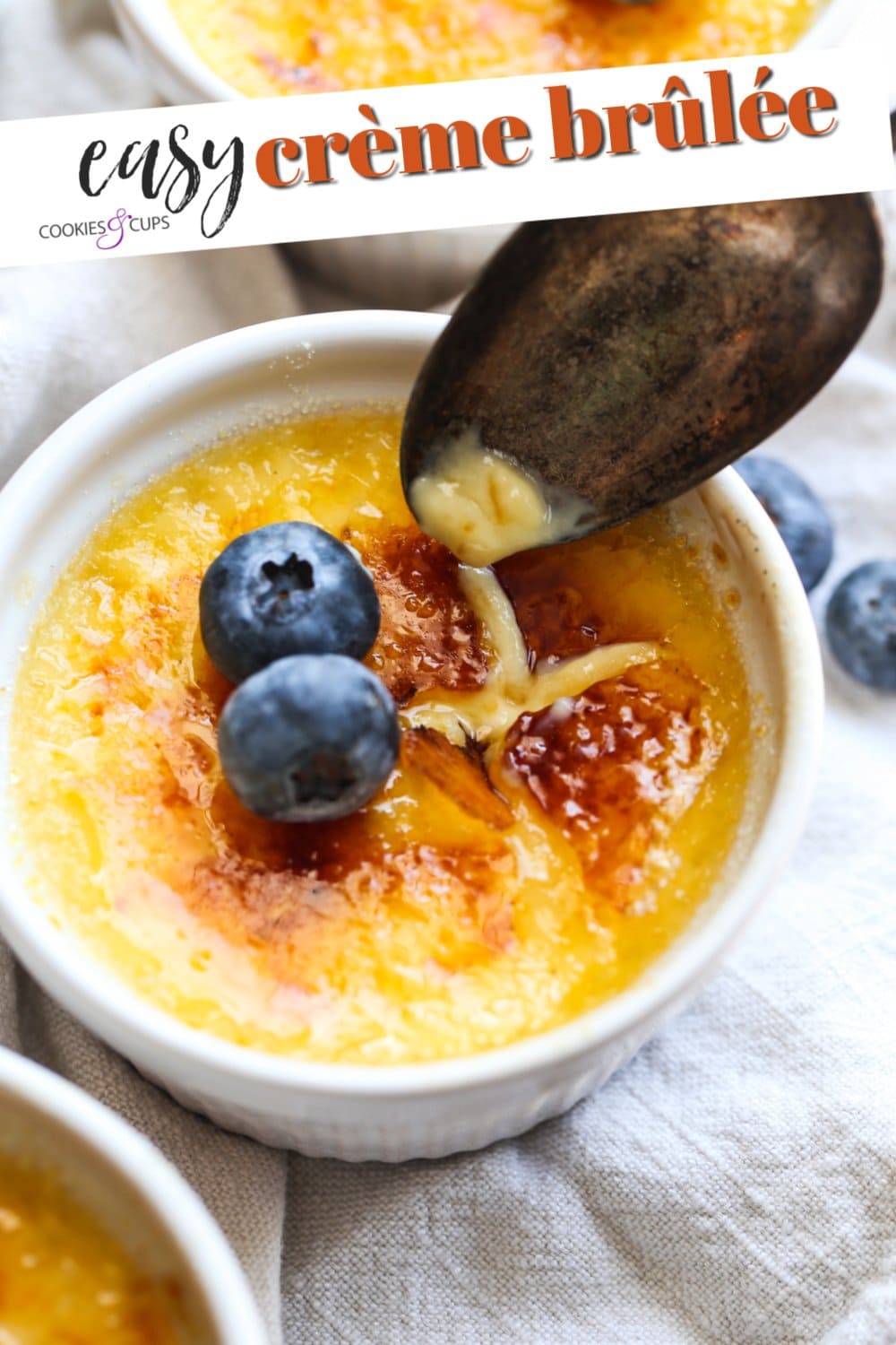 Easy Crème Brûlée Pinterest Image