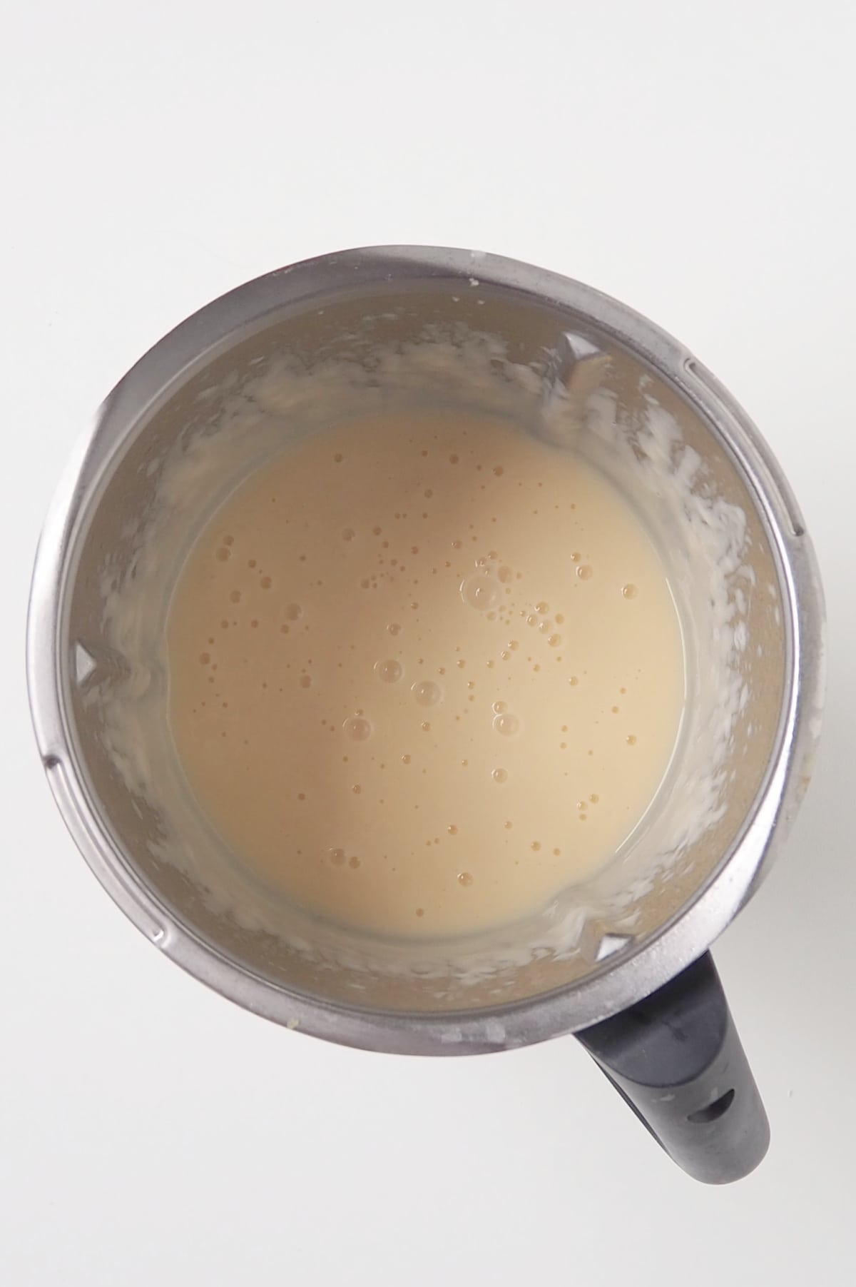Brandy Custard in a Thermomix Bowl.