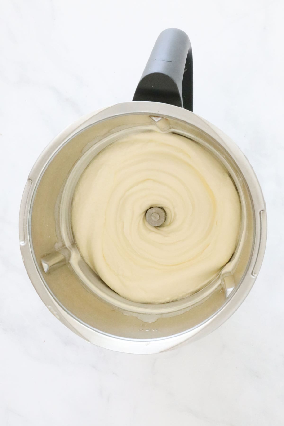 Whipped cream in a Thermomix.