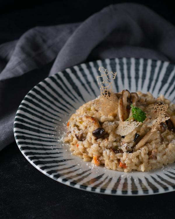 Risotto de setas y trufa