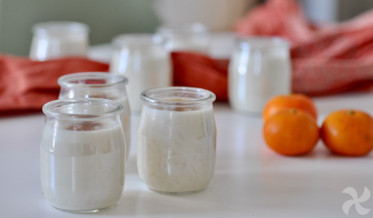 Arroz con leche, mandarina y mascarpone