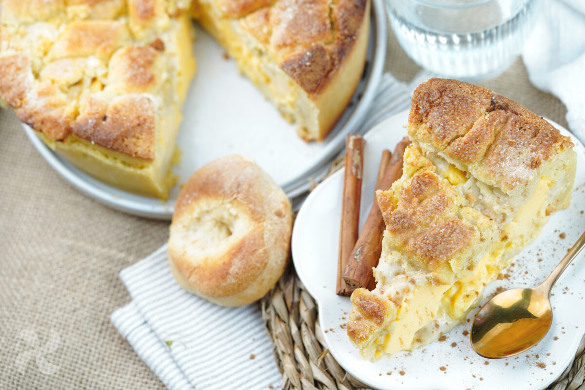 Pastel Vasco con crema