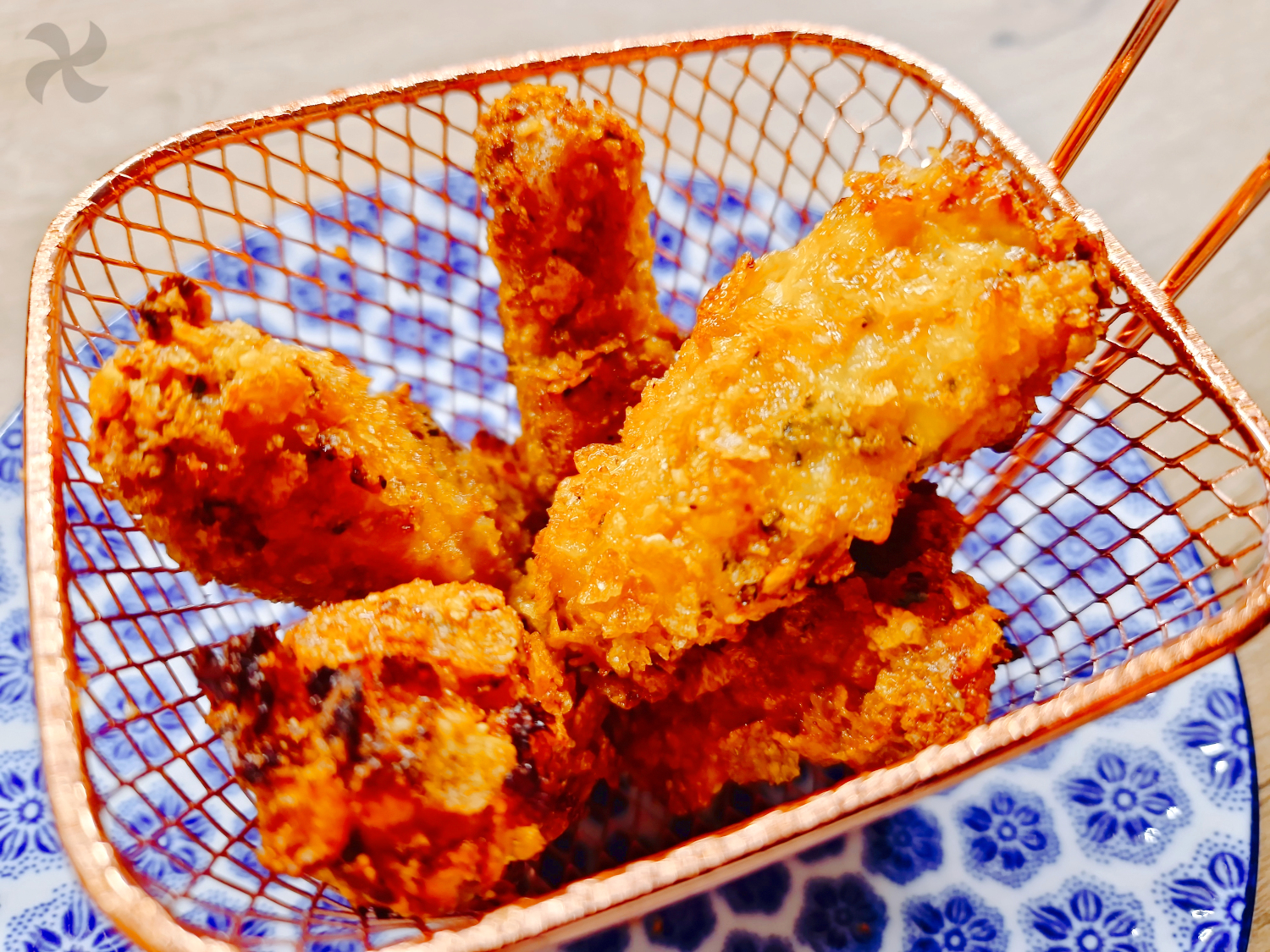 Tiras de pollo crujientes en Airfryer