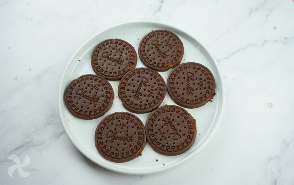 Tarta portuguesa de galletas de chocolate