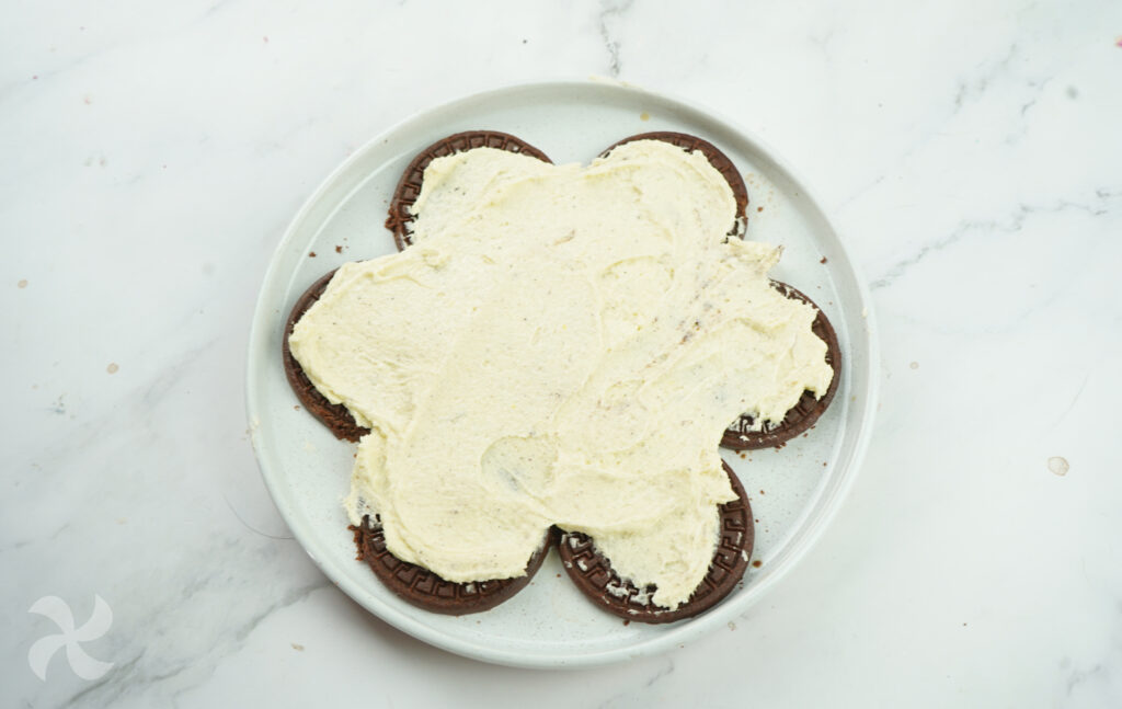 Tarta portuguesa de galletas de chocolate