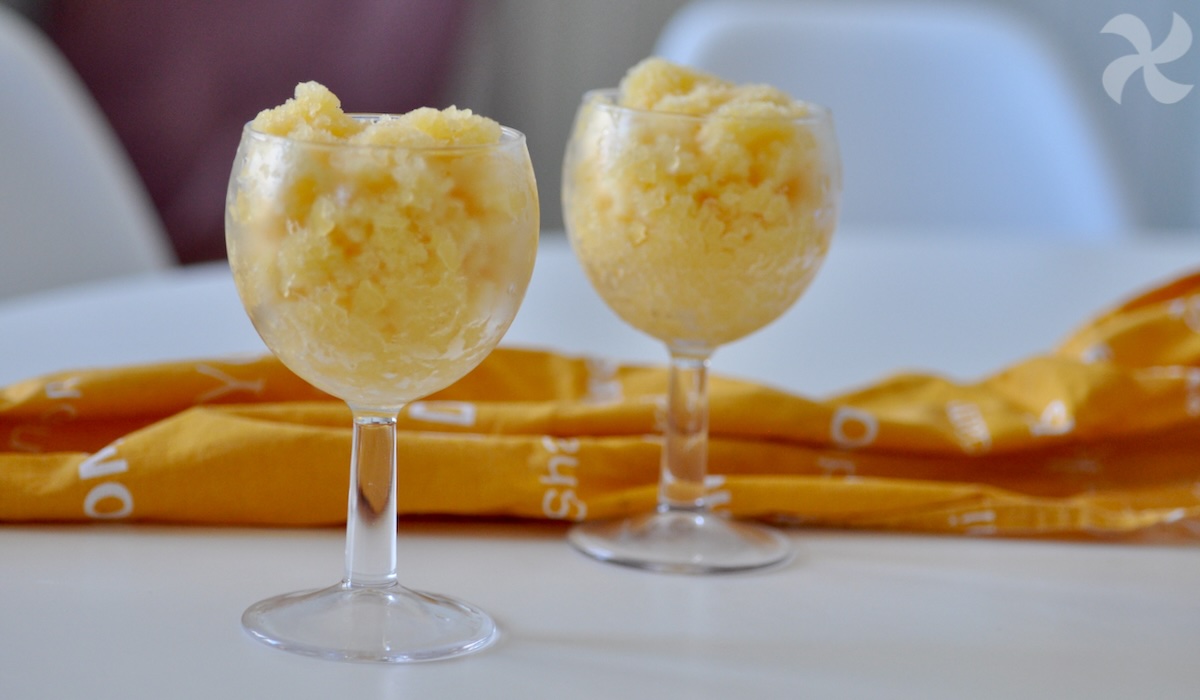 Granizado de melocotón