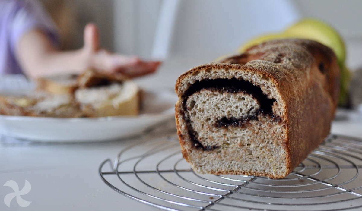 Pan de plátano y Nutella
