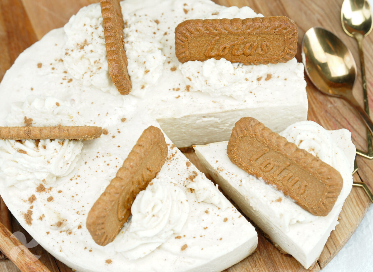 Tarta de galletas Lotus